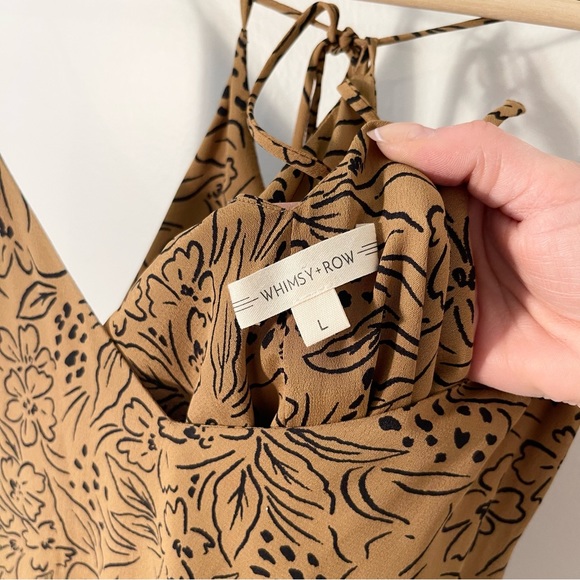 Whimsy and Row Freya Slip Dress in Lady Print, size L - Picture 7 of 9